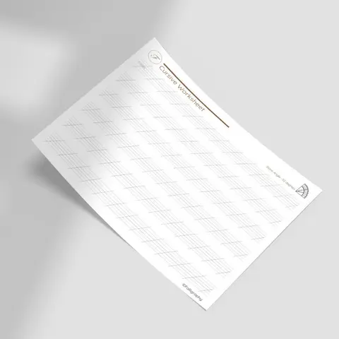 Cursive Worksheet (Free)