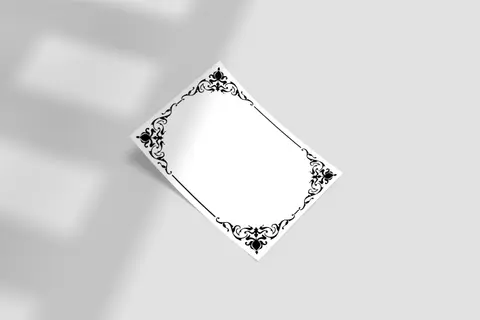 Printable Ornamental Borders For Arabic Calligraphy (19 designs)